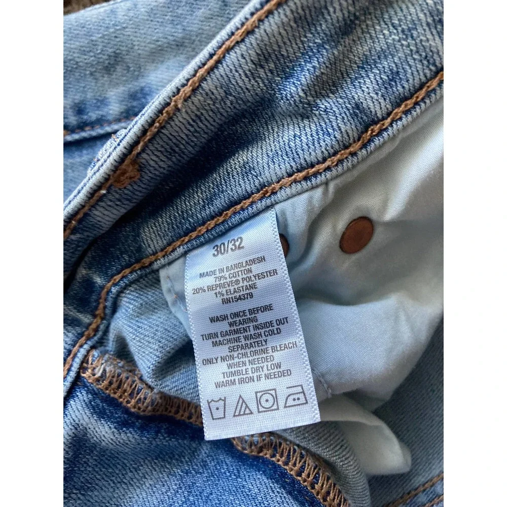 Aeropostale Lightwash Distressed Skinny Jeans Sz 30/32 - Picture 5 of 8